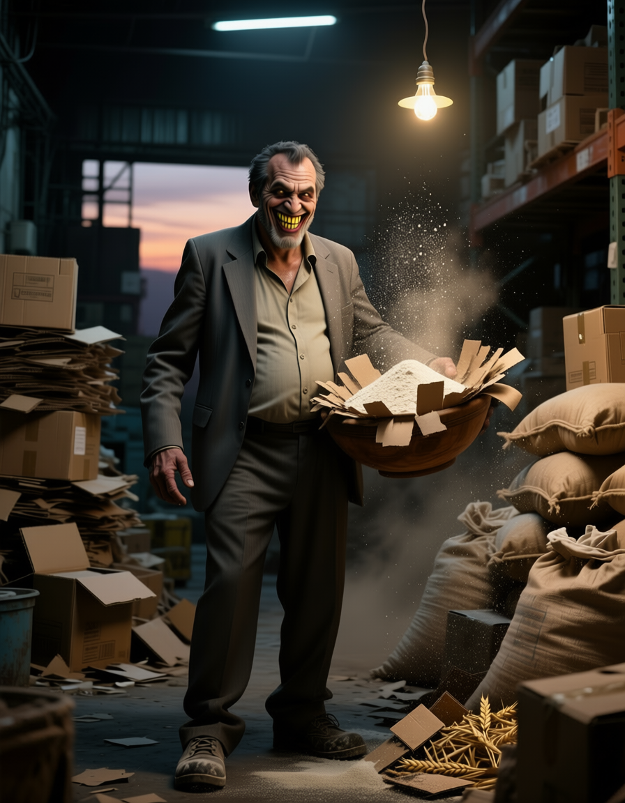 الخبز المطحون بالورق في المغرب